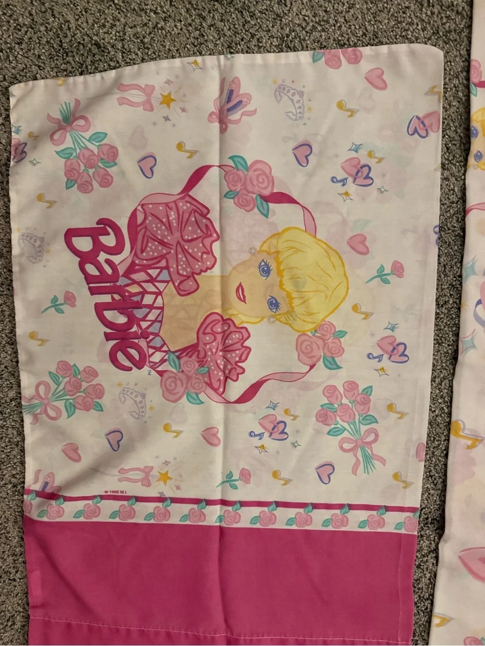 Barbie Girls Bedding Set in Pink, Yellow, Mint and Purple